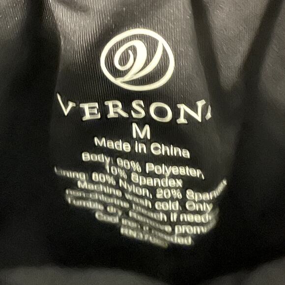 Versona Black Gray Camo Running Shorts with Briefs M - Picture 4 of 4